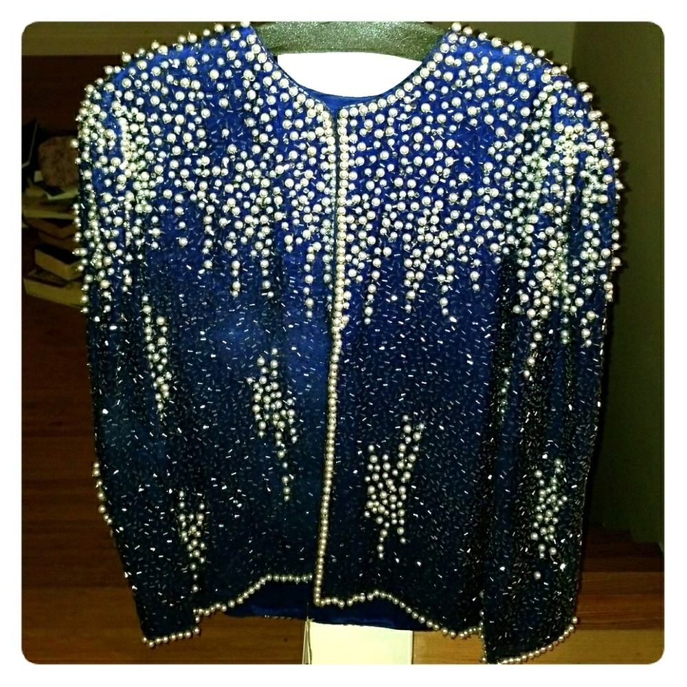 Silk  Beaded jacket